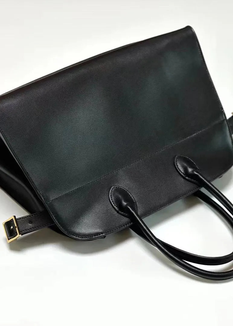 Suède Buckle Oversized Tote