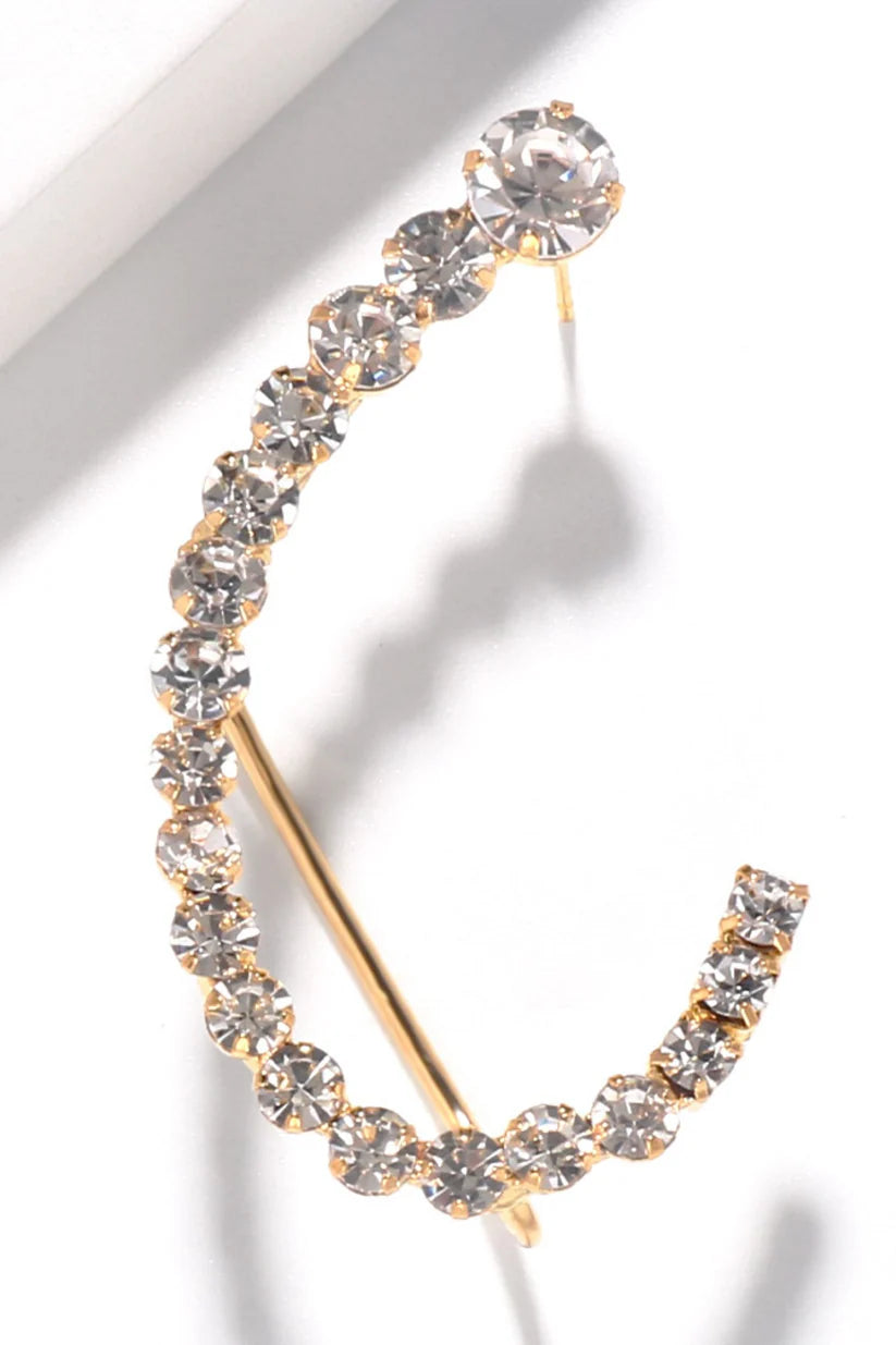Lumière Contour Diamond Single Earring