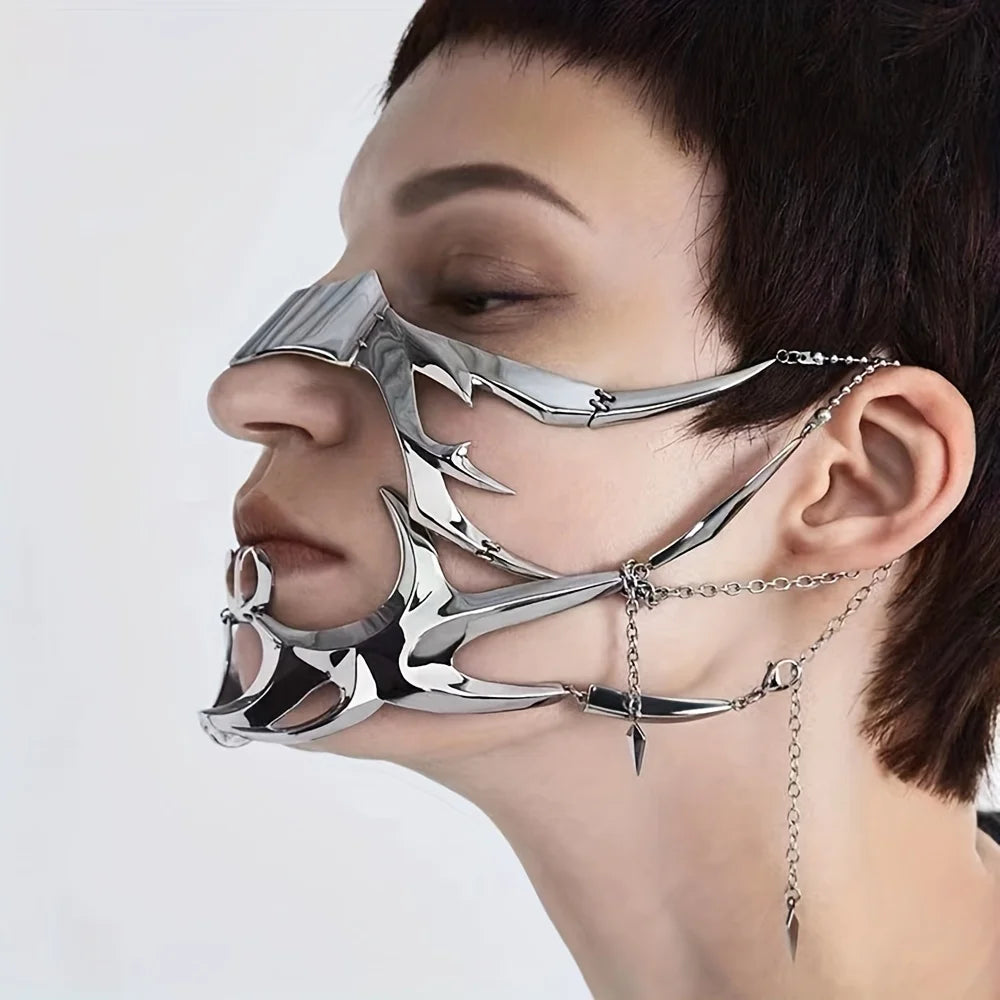 Futuristic Mask MEDINÉ Metal Facewear™