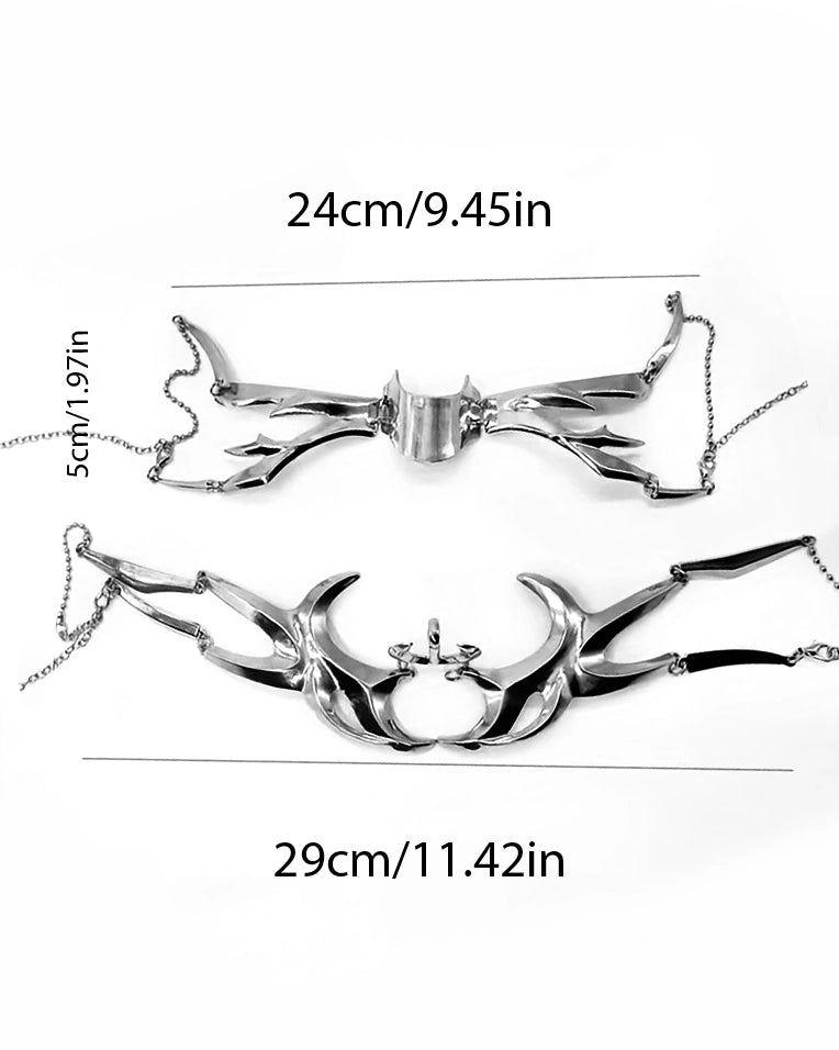 Futuristic Mask MEDINÉ Metal Facewear™
